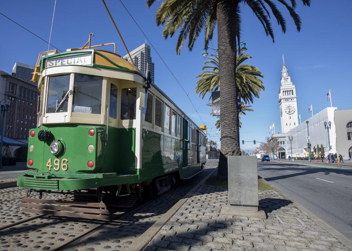 MySFPUC's tweet image. 🚇 Powering SF’s transit with clean energy! Thanks to Hetch Hetchy Power, @SFMTA_Muni is committed to a sustainable future. Join us this #TransitMonth in celebrating our 100% renewable energy journey.