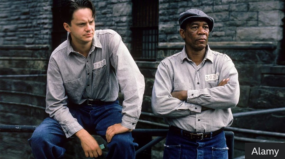 30 χρόνια από την κυκλοφορία του "Shawshank Redemption"... 
Από τα, όχι πολλά, αριστουργήματα του Χόλιγουντ. 🎬