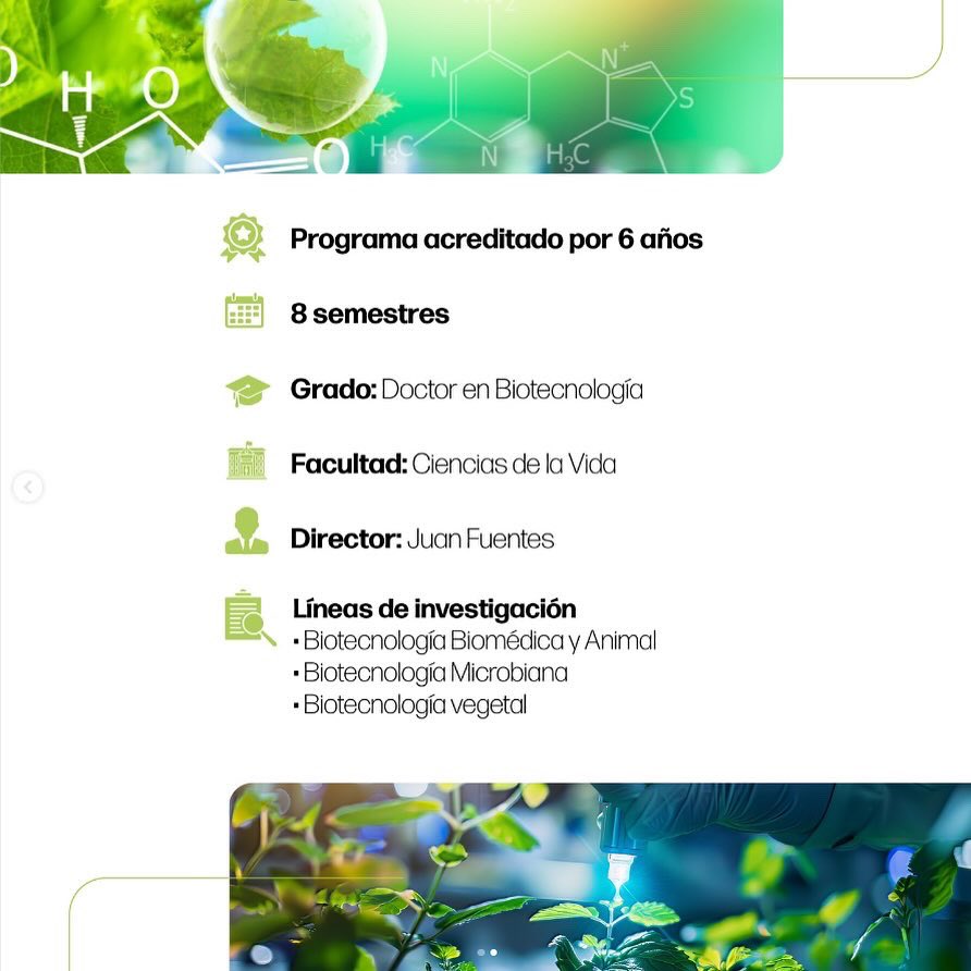 CSB_UNAB's tweet photo. ¡Lleva tu pasión por la #biotecnología al siguiente nivel!
💥 Postula al Doctorado en Biotecnología de la Facultad de Ciencias de la Vida UNAB
📆 Postulaciones abiertas hasta el 18 de octubre
🔎 Más detalles en: https://t.co/SXcdum6wLw
#BiotecnologíaUNAB #deeptech #ebct https://t.co/hrktpRKko8