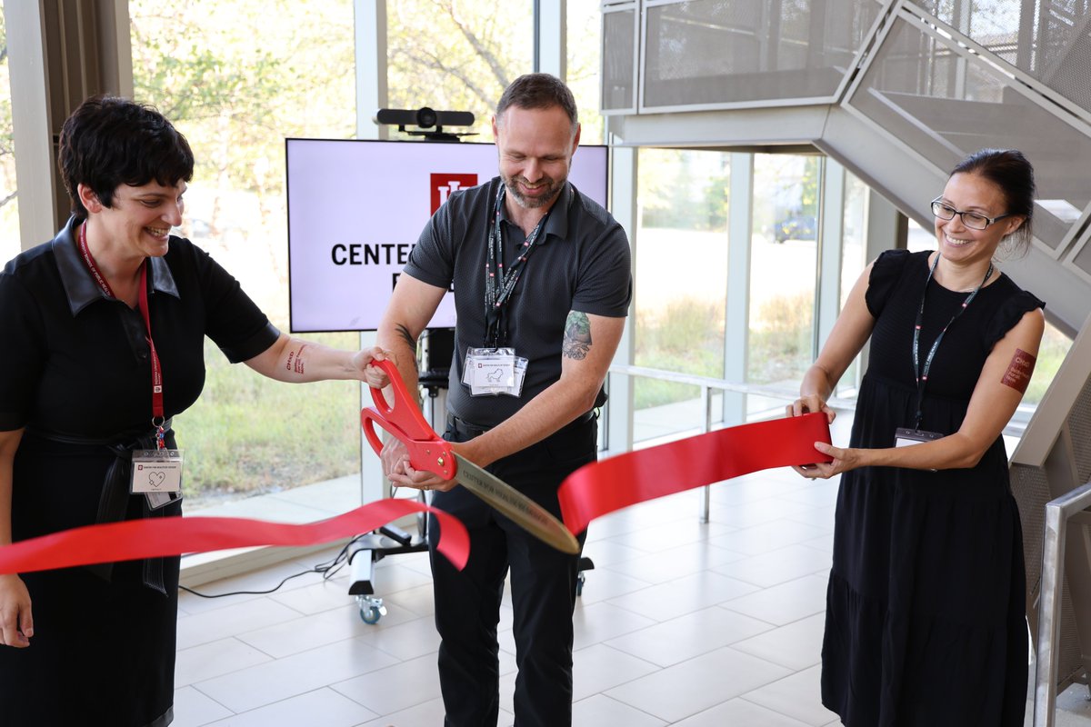 Official <a href="/IU_CHxD/">CHxD</a> Center for Health by Design ribbon cutting ceremony one week ago today! Stay tuned for updates on our website - to be published soon. <a href="/iusphb/">IU School of Public Health-Bloomington</a>