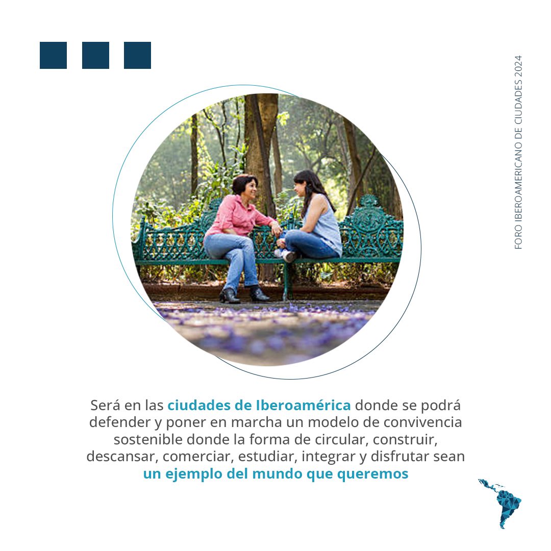 En las ciudades de Iberoamérica, tenemos la oportunidad de implementar un modelo de convivencia sostenible. Desde cómo circular hasta cómo disfrutar y construir, que nuestras ciudades sean el ejemplo del mundo que queremos.
¡Hagámoslo realidad! 📖
#FIC2024