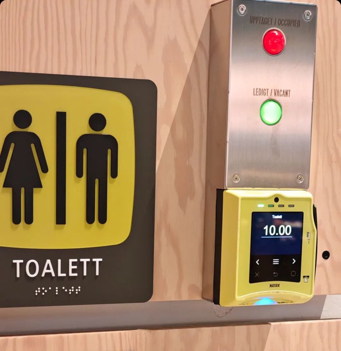 北欧上一次公共厕所要7块钱人民币
作为一个正统的 中 国 人
我宣布，我要：
随！地！大！小！便！🦵🖕🦵