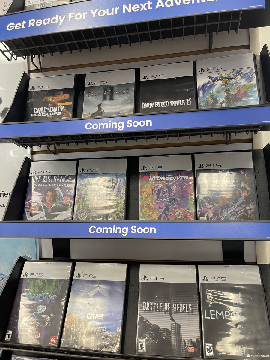 Spotted in the wild in a @GameStop! 

NEURODIVER -- Coming soon!