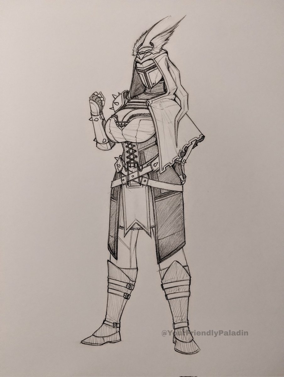 YaFriendPaladin's tweet photo. Posting the initial redesign of Grace the PK, and of course she belongs toooo @Pyro7380!

#forhonor https://t.co/M5swnd4q2i