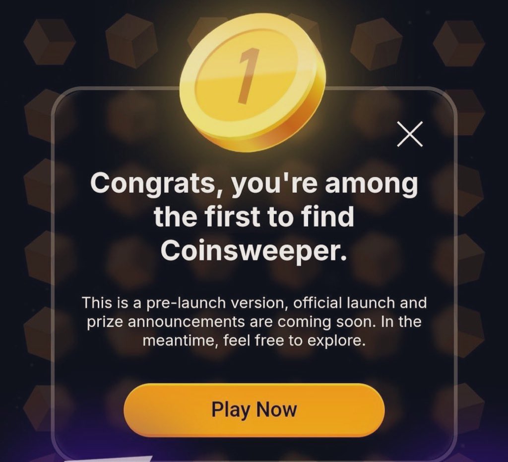 JohnnyThong7's tweet photo. 🔥 Top 3 CEXs have launched their own mini apps. Get those airdrops now! 🚀

1️⃣ Binance Moonbit: https://t.co/QBd7EVx5Sz
2️⃣ Bybit Coinsweeper: https://t.co/xOYQauM2vY
3️⃣ OKX Racer: 
https://t.co/PmqUPJD4xz

Don’t miss out! https://t.co/3MPW8JUCAr