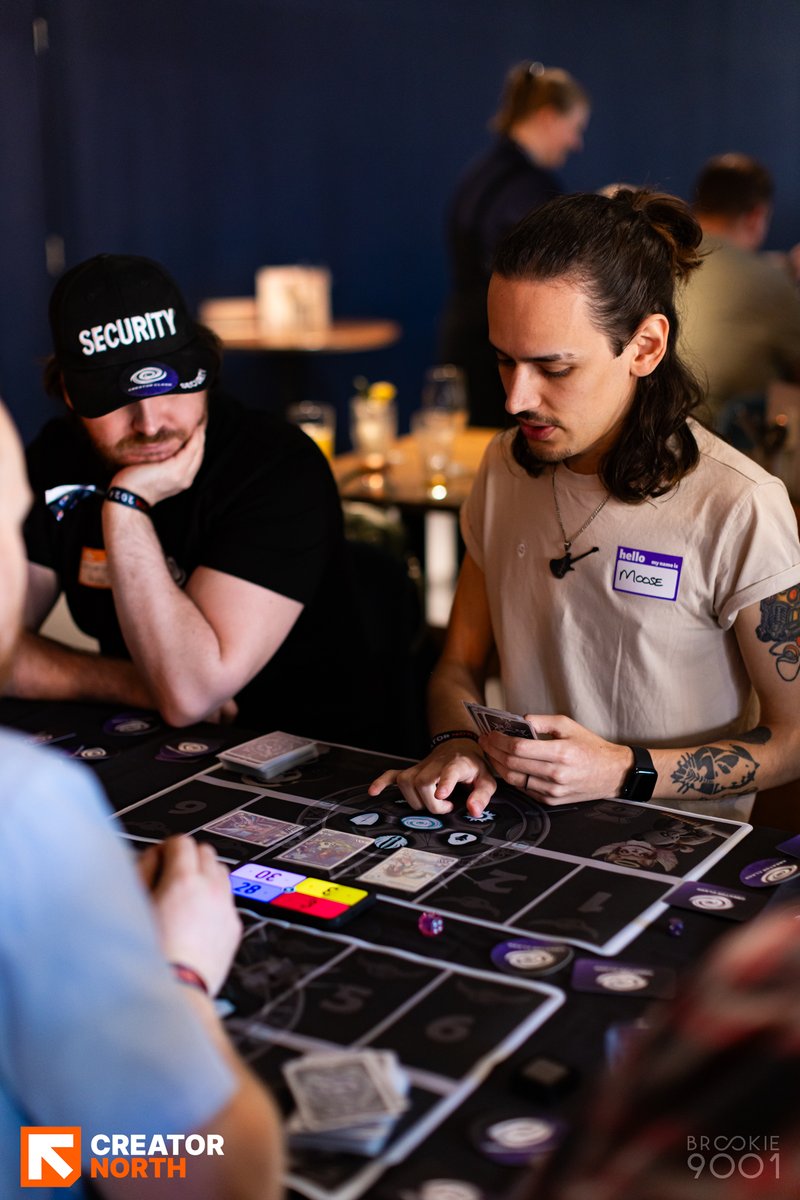 CreatorClashCCG's tweet image. We had the BEST time at @CreatorMeetups we are so happy so many of you enjoyed our card game! 🥹Remember we release this Friday!! 🥳
Shoutout to @Brookie9001 for capturing some incredible moments! 📷