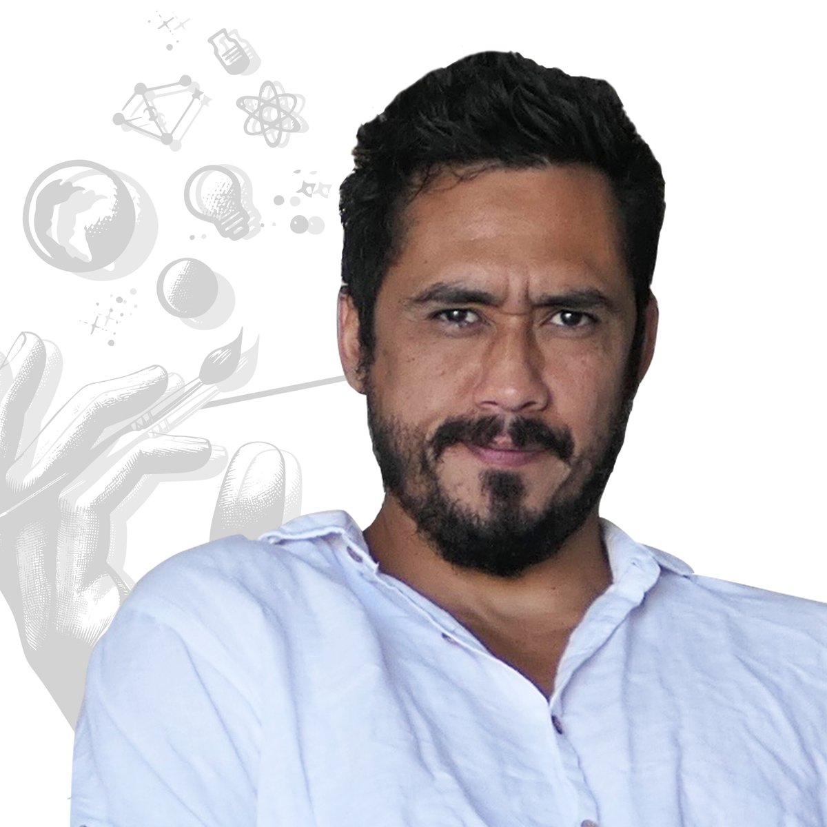 🎨Hoy queremos presentarte a Gino Pezzia, un artista multidisciplinario y visionario con más de 18 años de experiencia en diversas formas de expresión: poesía, pintura, fotografía y música.