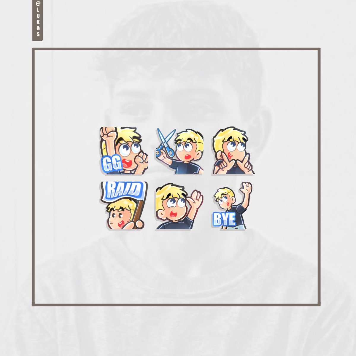 lukasvisuals's tweet photo. Twitch Emotes I made for @keaynaa_ 
- 
Looking for Designs? Hit me up!
-
#cartoon #art #digital https://t.co/AsrMgHeUA9