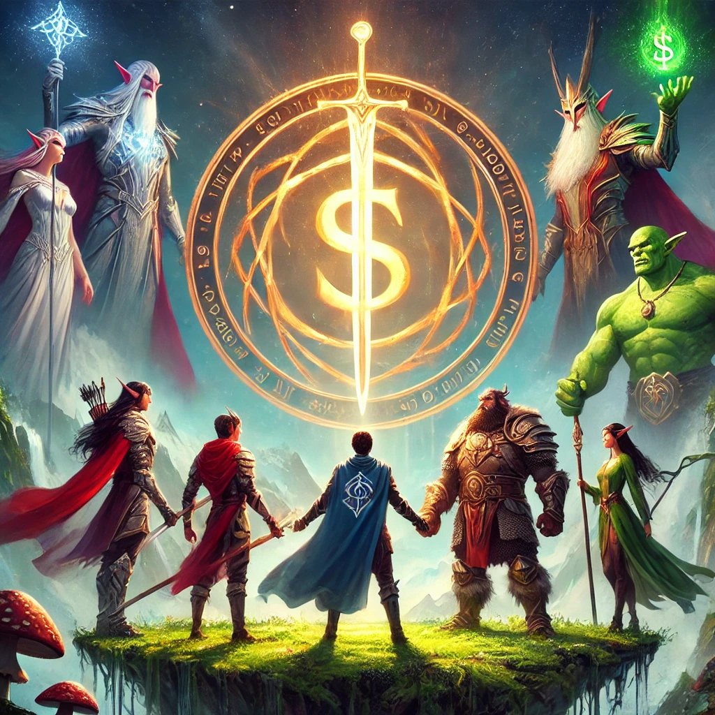 tunmi_f's tweet photo. In the world I'll create, every race—elves, humans, orcs, and gibkins—will find unity under the protective glow of the $𝗦𝗪𝗢𝗥𝗟𝗗. Nature and magic will flourish, and old rivalries will be forgotten. Together, we will carve a path where ancient power doesn't corrupt, but nurtures a balance between light and shadow. Seedworld's future will be one of hope, not fear.