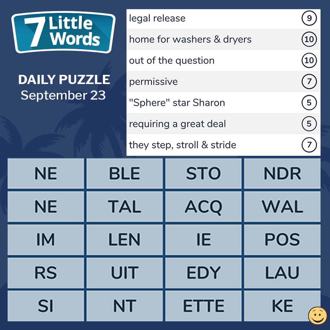7 Little Words tweet media