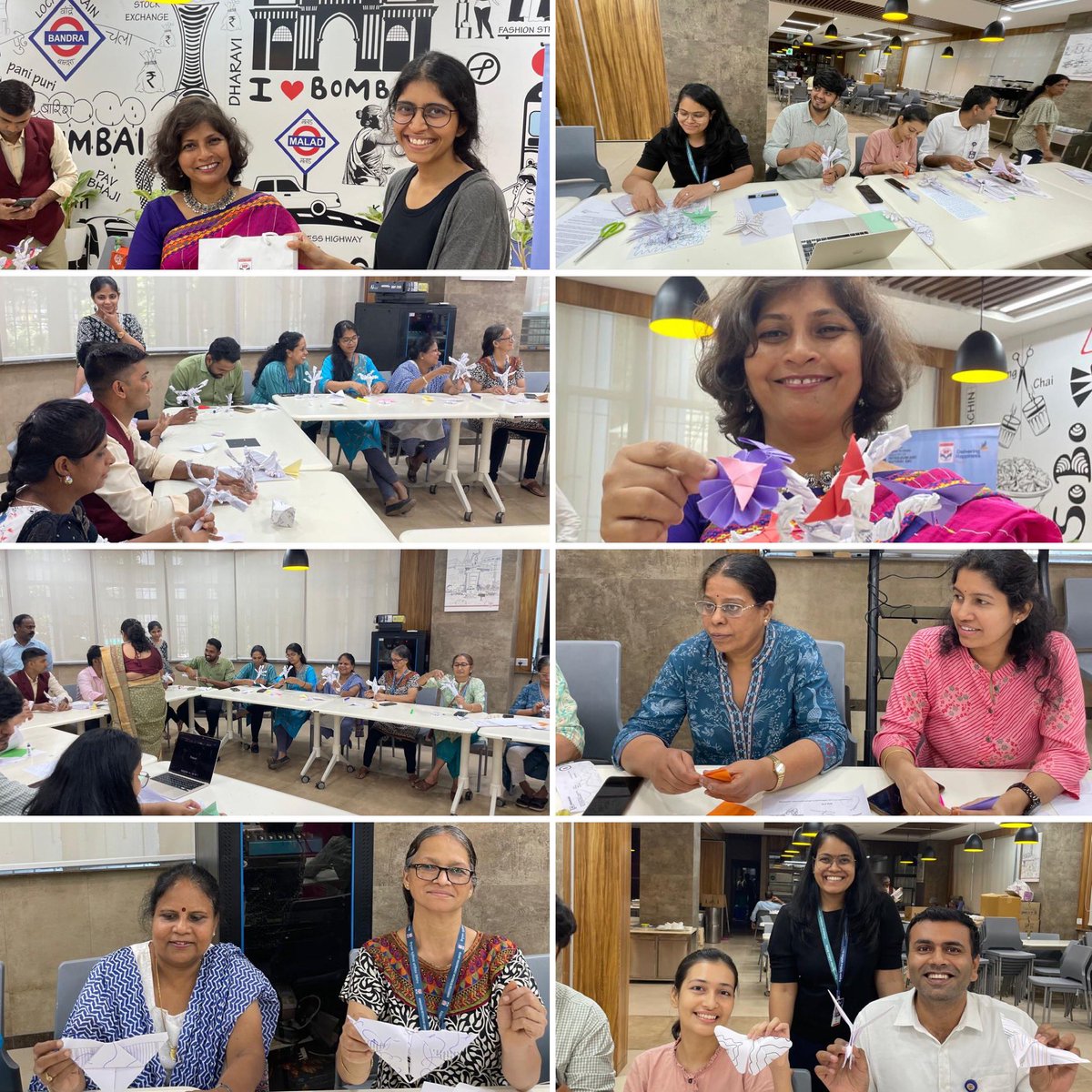 HPCL's tweet photo. Trash to treasure! ♻️ 
As part of #SwachhataHiSeva, celebrated from 17th Sept to 2nd Oct 2024, an origami workshop at HPCL HQO , transformed discarded print paper into beautiful, eco-friendly designs. 
Let’s recycle, reduce waste, and work together for a cleaner, greener India, contributing to the vision of a Viksit Bharat.🌱 
#Sustainability #EcoFriendly #GreenIndia #ViksitBharat