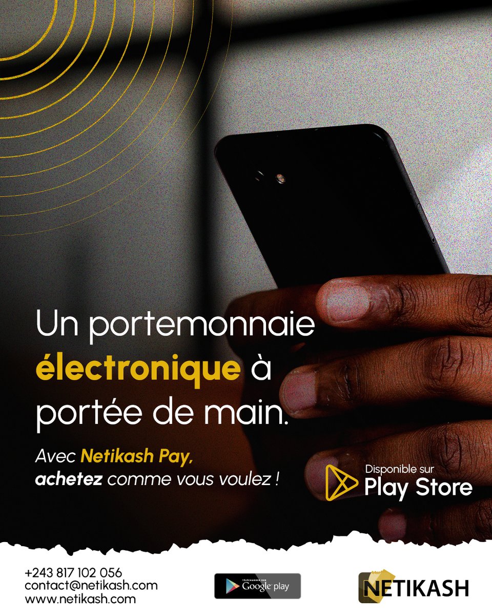 netikash's tweet photo. Expérimentez la simplicité dans tous vos achats et une intégration de tous les mobiles money disponibles avec notre portemonnaie électronique.

Avec Netikash Pay, achetez comme vous voulez !

Rendez-vous sur : https://t.co/1r3d0GCja4

#netikashpay #netikash #fintech #digital https://t.co/c0mbszLgeB