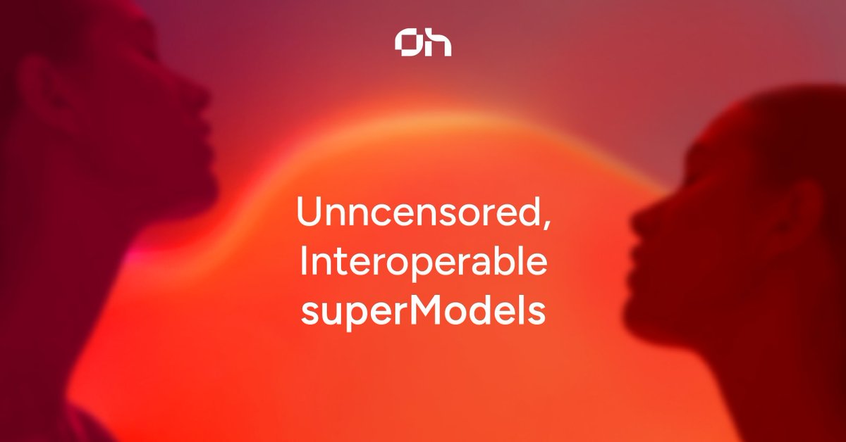 ohdotxyz's tweet photo. What are Oh's superModels, and why are they so important? 

To users, they're engaging characters; to insiders, they're groundbreaking protocols. 

Let's dive in! 🧵