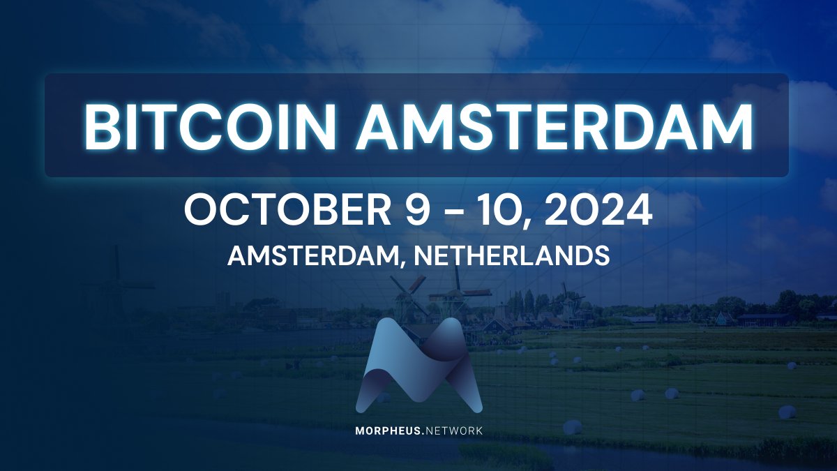 MNWSupplyChain's tweet photo. Will you be attending Bitcoin Amsterdam?

Where - Amsterdam, Netherlands
When - Oct 9-10, 2024

Comment and tag @MNWSupplyChain if you are!