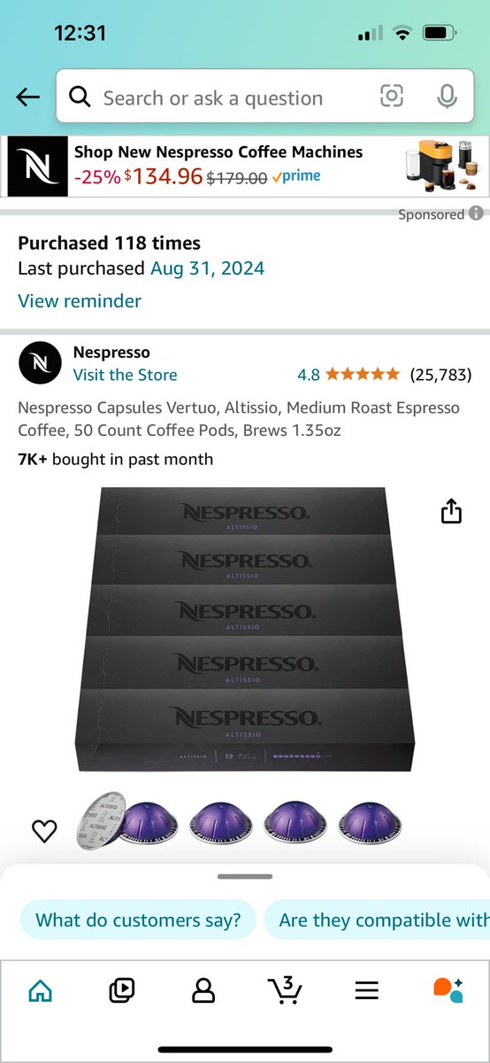 jasonrosser's tweet photo. @NespressoUSA - we’ve bought ~6k pods and never had this issue, but the last 5 boxes I’ve opened have a quality flaw. I can’t figure out how to get customer service… https://t.co/2B2KE4GJOH