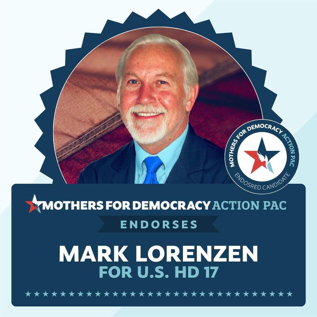 Mark Lorenzen, you have our enthusiastic endorsement for U.S. Congress, TX 17!