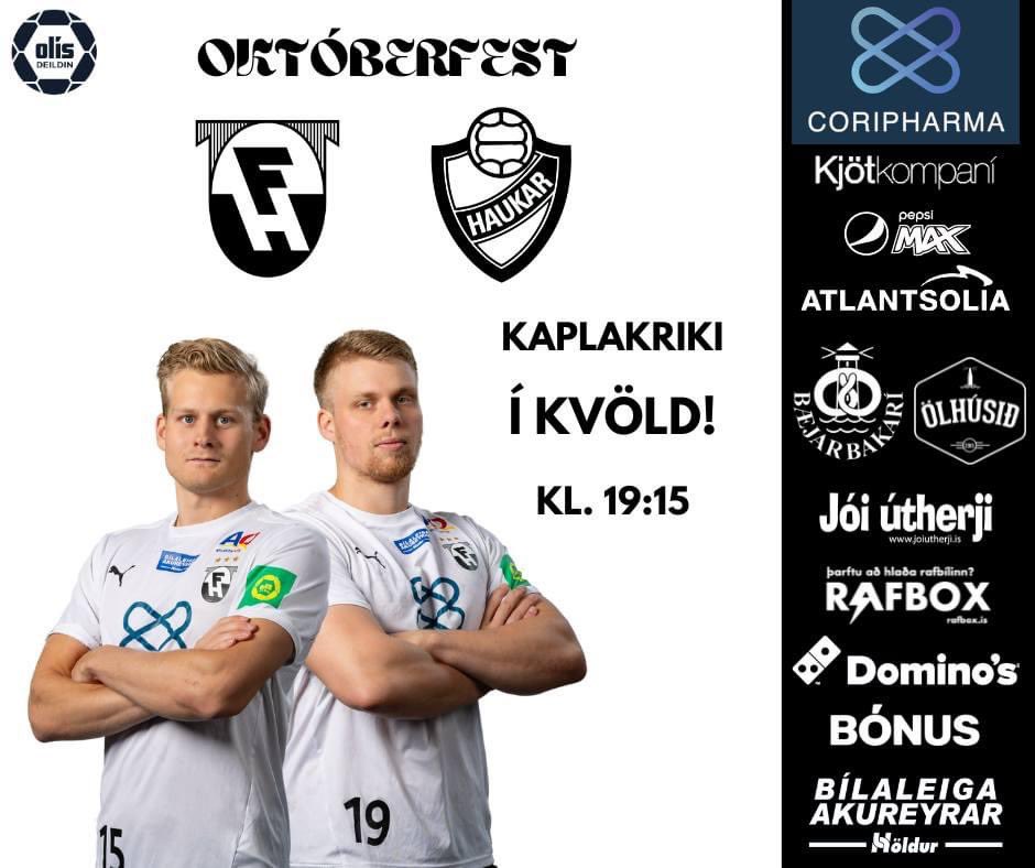 Börgerar
Grillpylsur
Pretzel
Kaldir drykkir

Fjölmennum í Krikann!
#handbolti