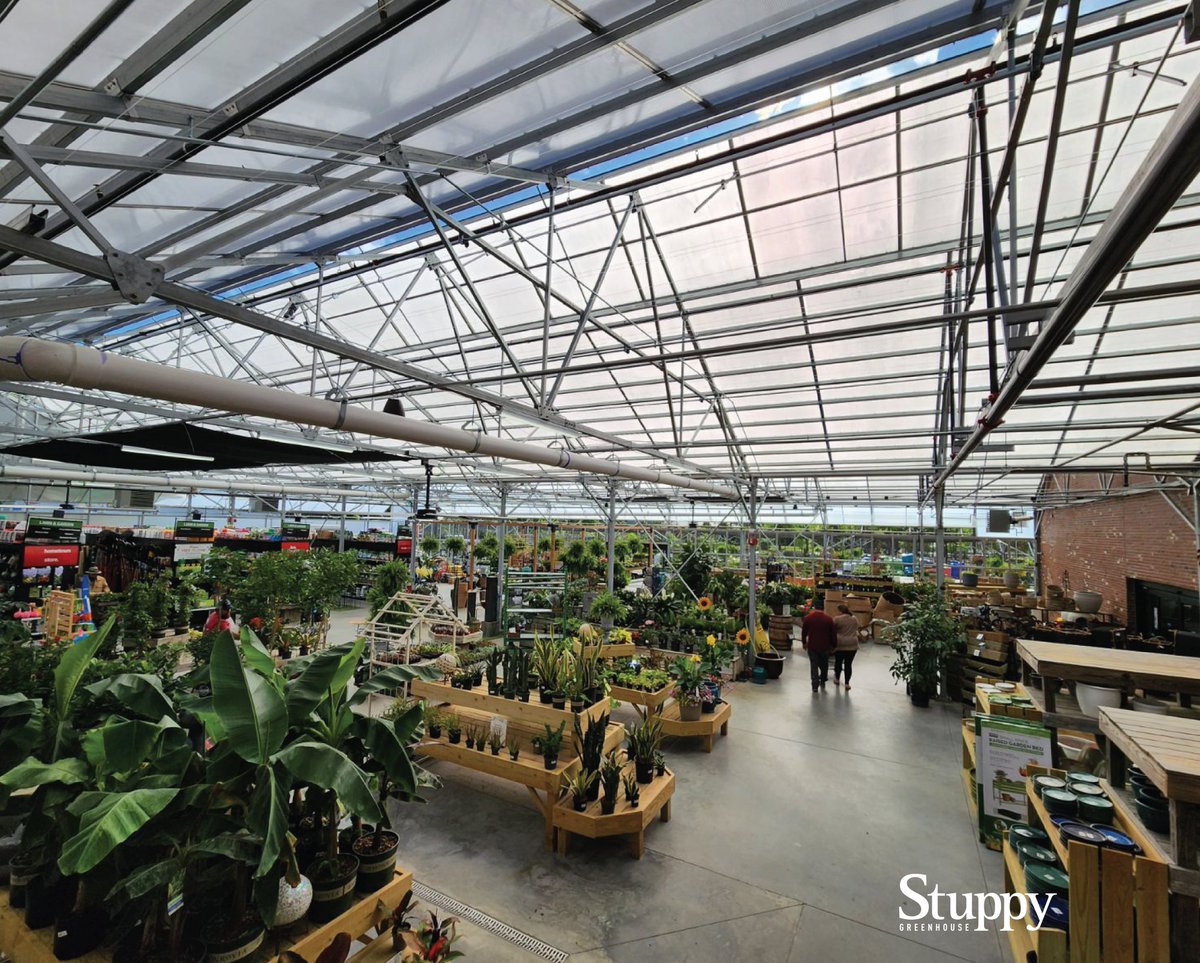 Balancing greenhouse beauty and efficiency, we collaborate to design retail garden greenhouses that attract customers, maintain vibrant plants, and boost your business.

#StrongerwithStuppy #RetailGarden #CommercialGreenhouses #horticulture #NorthCarolina