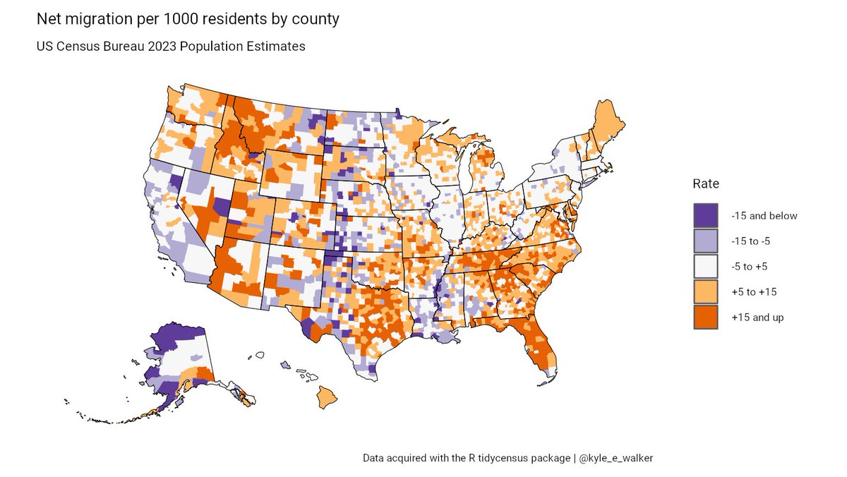Kyle Walker (@kyle_e_walker) on Twitter photo A new version of tidycensus, your #rstats gateway to <a href="/uscensusbureau/">U.S. Census Bureau</a> demographic & spatial data, is now on CRAN!
This release supports the final releases from the 2020 Decennial Census: the DDHC-B and SDHC files.
Learn all about the package in the docs: walker-data.com/tidycensus A new version of tidycensus, your #rstats gateway to <a href="/uscensusbureau/">U.S. Census Bureau</a> demographic & spatial data, is now on CRAN!
This release supports the final releases from the 2020 Decennial Census: the DDHC-B and SDHC files.
Learn all about the package in the docs: walker-data.com/tidycensus