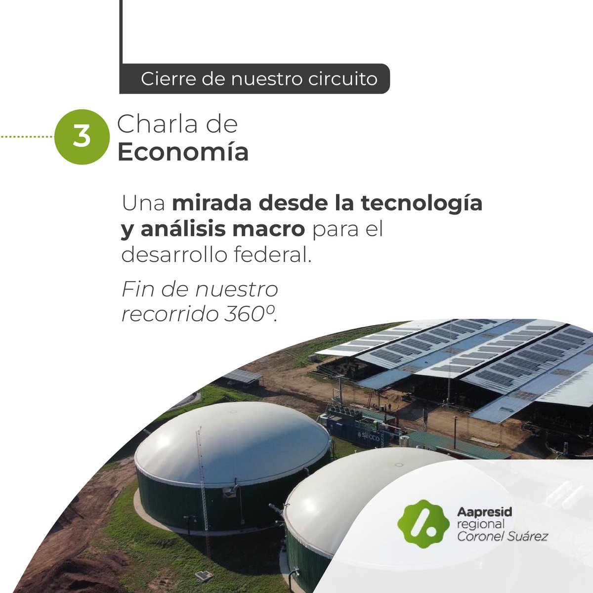 La idea motora de la Jornada UPA es proporcionar una mirada integral sobre el potencial productivo de la región 🌱.

📝 Jornada gratuita con inscripción previa.
tinyurl.com/inscripcionjor…
¡Te esperamos! 🙂

#aapresid #aapresidcoronelsuarez #valoresaapresid #jornadaupa #mirada360