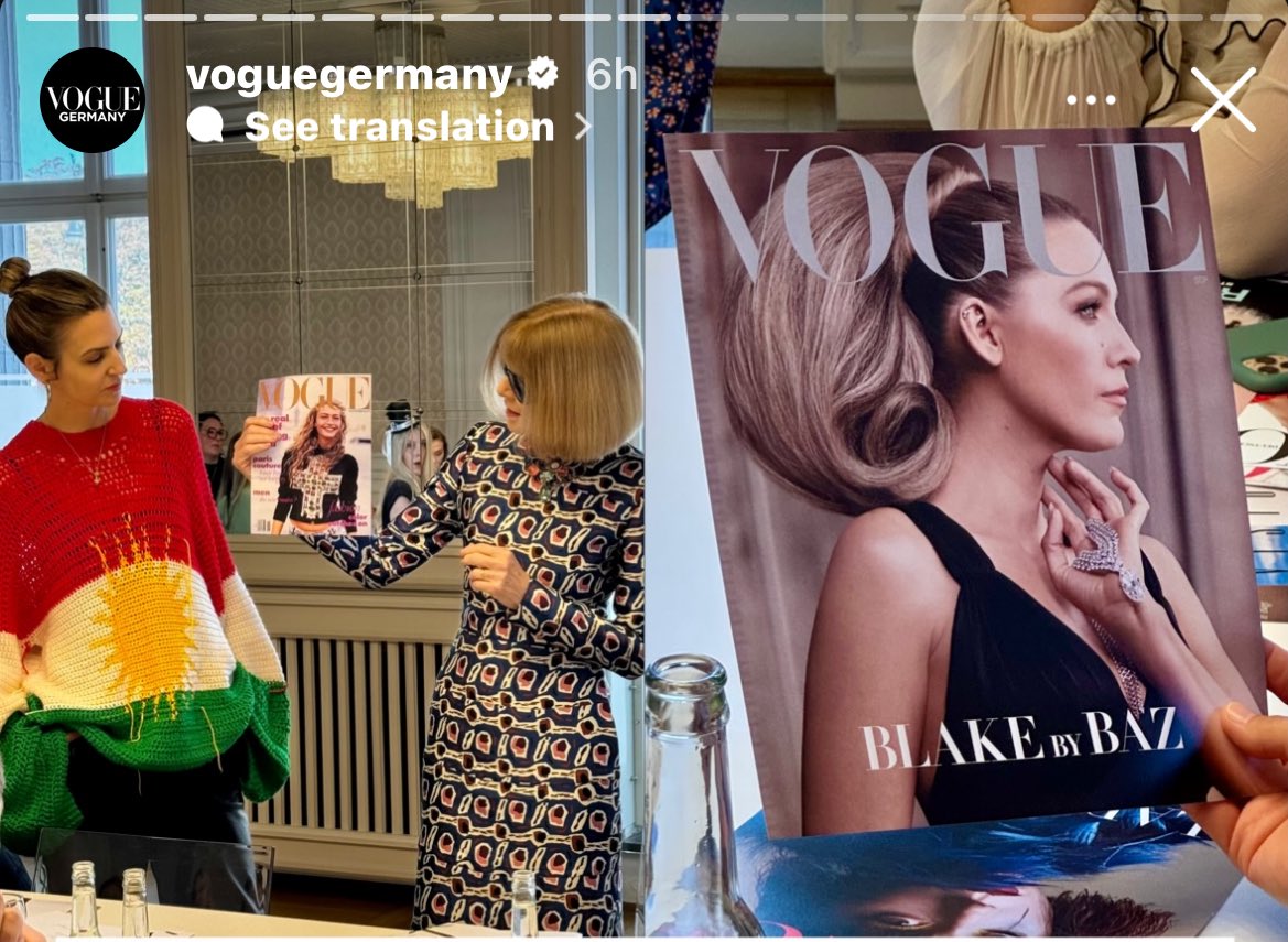 Samira_Ghaderi's tweet photo. Kerstin Weng, head of Vogue Germany, in a striking KURDISTAN flag crochet sweater by designer Sezgin Kivrim at Vogue’s 1st ever Forces of Fashion event in Berlin. AMAZING!! 😍

#Kurdistan ☀️ 

@VOGUE_Germany https://t.co/sdqjGVtVYv