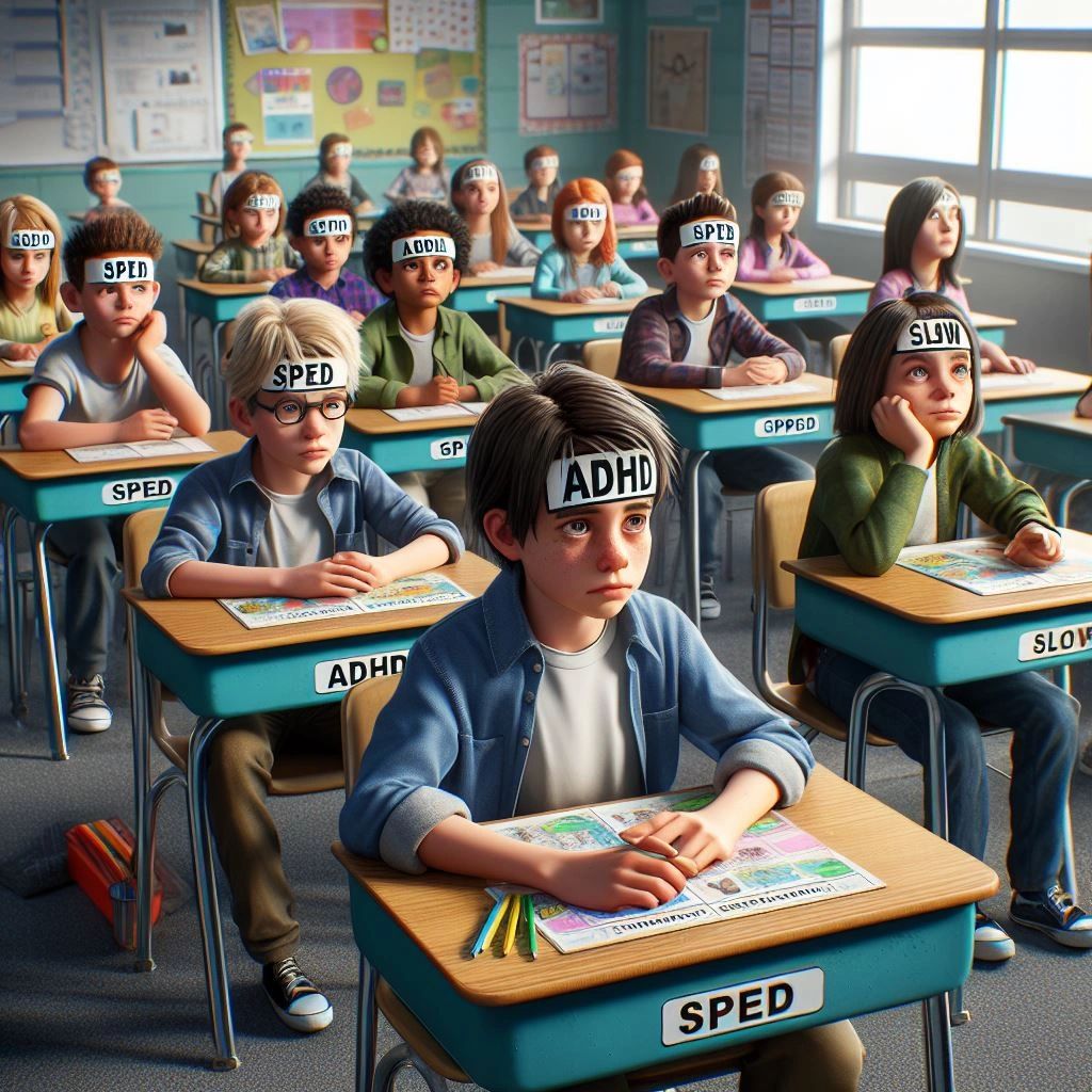 <a href="/teachergoals/">TeacherGoals</a> Agreed!
Labels are good for folder, not so much for learners. 

Our job as educators is to turn a perceived "disability" into "this ability."

Read it here 👇👇👇
letsquitteaching.com/labels-good-fo…