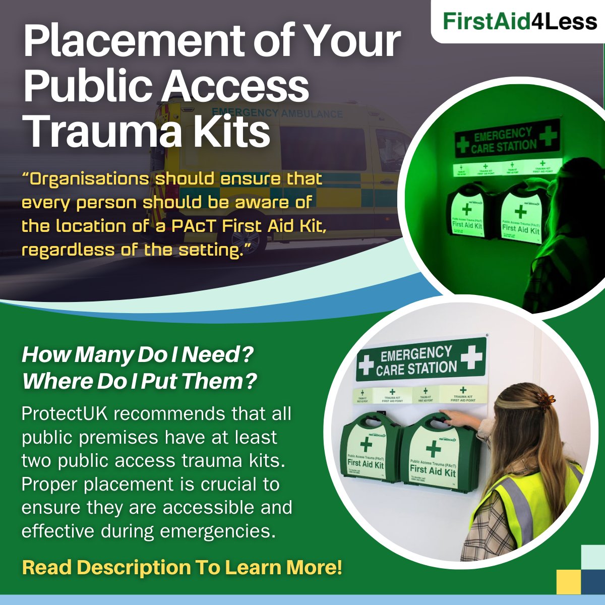 FirstAid4LessUK's tweet image. Ensure your premises are prepared with PAcT Kits! 🚨

Our PAcT Kit range is developed to expressly meet the guidance from ProtectUK, including internal/external cabinets, wall-mounted points &amp;amp; grab bags.

Find out more &amp;amp; shop now!
firstaid4less.co.uk/Medical/Bleed-…

#FirstAid4Less #PACTKits