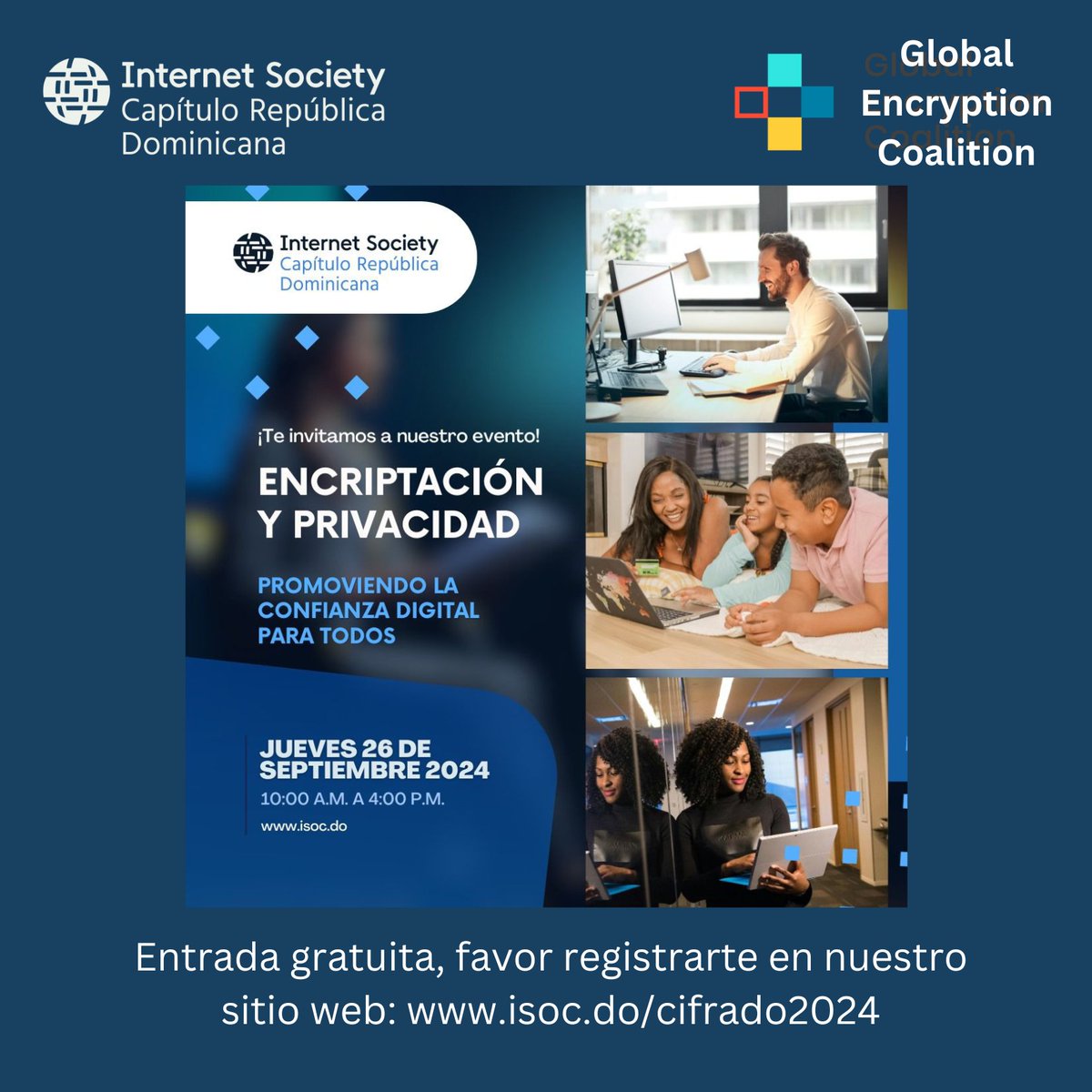 ISOC-do : Invitación a celebrar día del Encriptado y la Privacidad, y  Novedades a septiembre 2024  - mailchi.mp/8b7c2c502056/i…