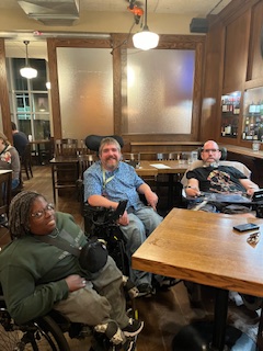 Fun night last night watching comedy.
