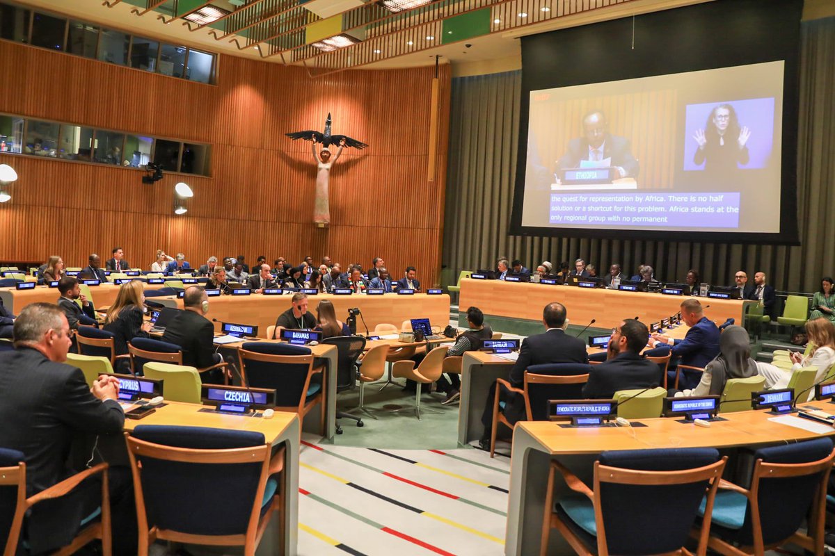 At the Summit of the Future Interactive Dialogue on enhancing multilateralism for International Peace and Security we stated that Africa is the only regional group with no permanent seat in the UNSC. This is the missing puzzle piece of multilateralism and collective security. The