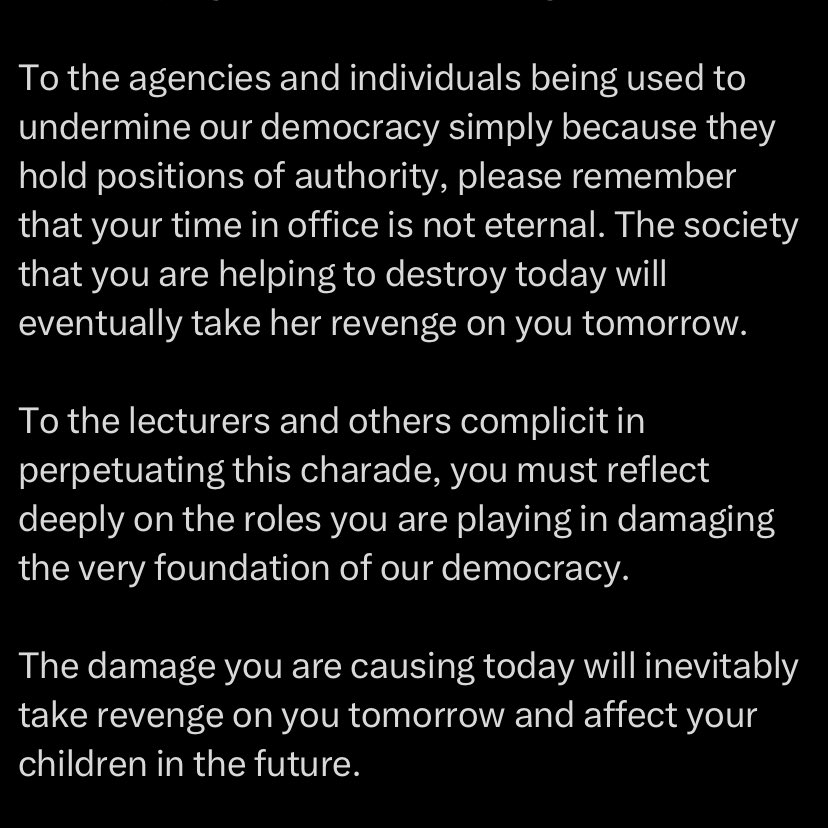 UchePOkoye's tweet photo. Peter Obi said it all. https://t.co/Slz0cPCpb9