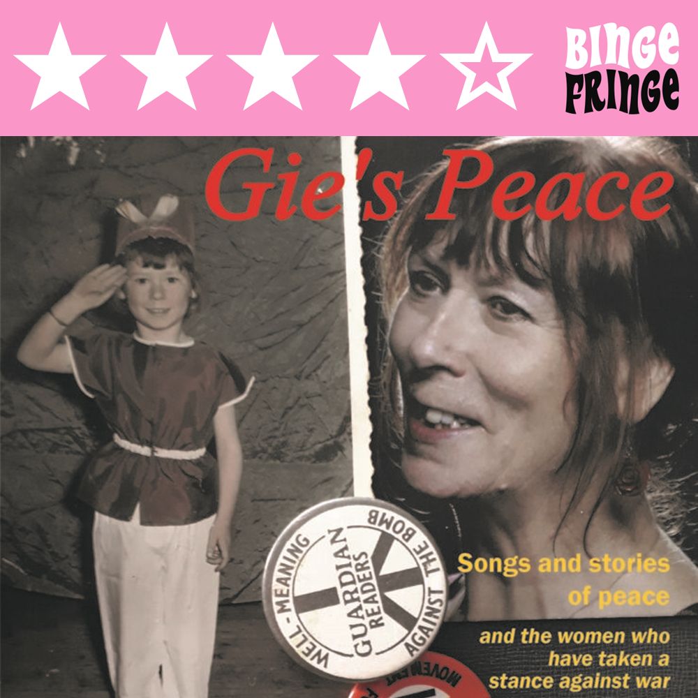 Binge Fringe Magazine (@bingefringemag) on Twitter photo "With a careful hand and mindful spirit, Burdon provides context and compassion in equal measure..." Check out our ⭐⭐⭐⭐ review of 'Gie's Peace' by <a href="/BurdonMorna/">Morna Burdon</a> at <a href="/DundeeFringe/">dundeefringe</a> ➡️ buff.ly/3ZukGFP "With a careful hand and mindful spirit, Burdon provides context and compassion in equal measure..." Check out our ⭐⭐⭐⭐ review of 'Gie's Peace' by <a href="/BurdonMorna/">Morna Burdon</a> at <a href="/DundeeFringe/">dundeefringe</a> ➡️ buff.ly/3ZukGFP