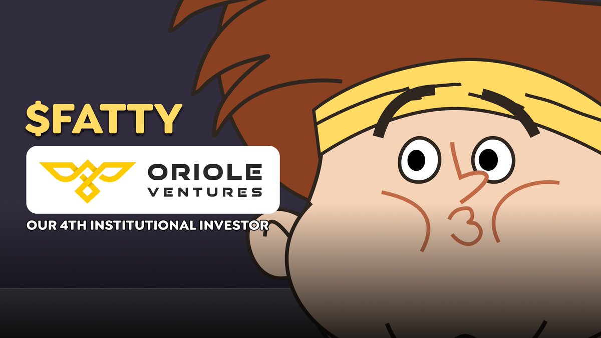FATTY UPDATE: New VC Onboarded!

Meet Oriole Ventures (<a href="/Oriole_Ventures/">Oriole Ventures</a> ), our 4th institutional investor! As we work hard to meet strict requirements of top Tier 1 CEXs, we've welcomed another VC investor! With a strong Oriole Ventures network, we are going to elevate our