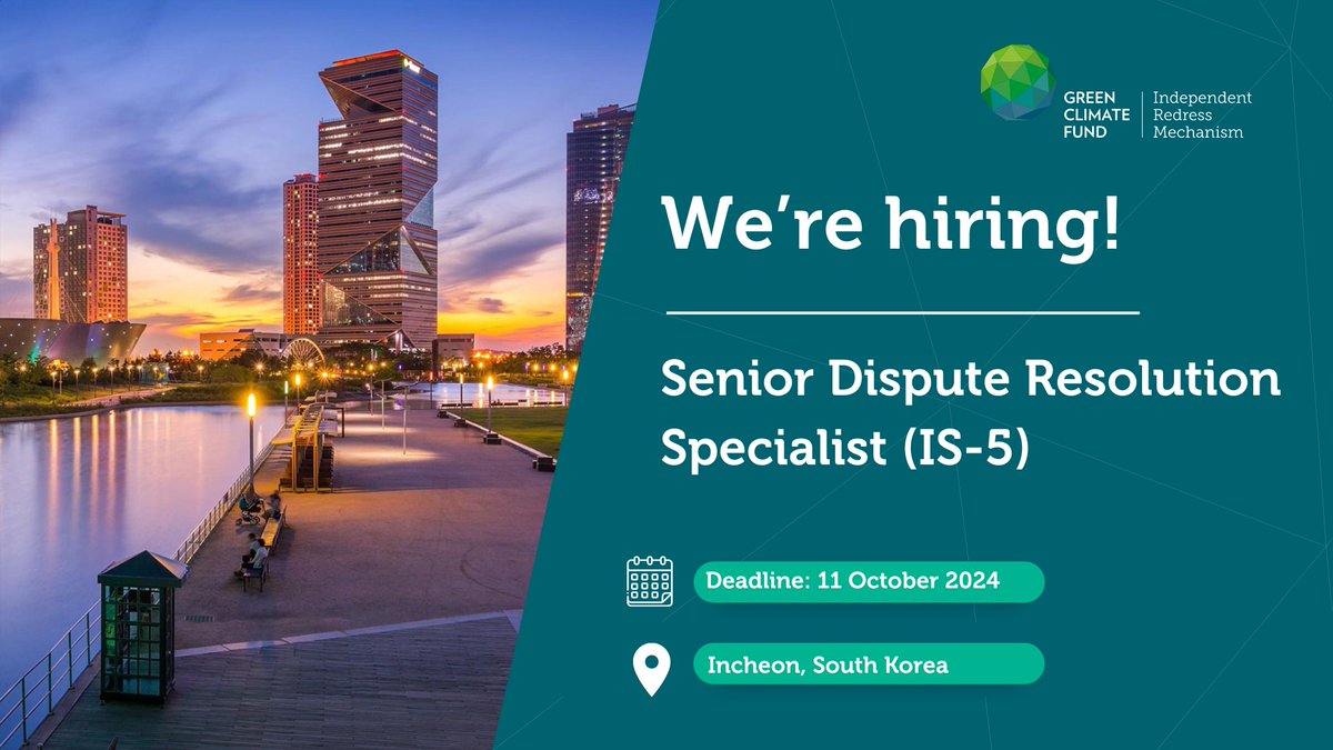 Independent Redress Mechanism, Green Climate Fund tweet media