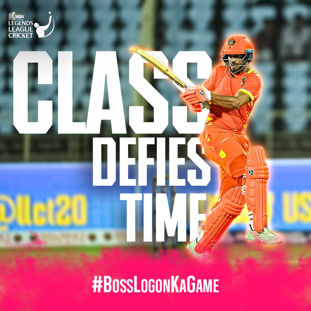 llct20's tweet photo. Another vintage innings from the left handed maestro 🔥
Catch the second innings action live only on @StarSportsIndia & @FanCode 📺
#BossLogonKaGame #SSvGG #LegendsLeagueCricket #LLCseason3 #LLCT20 #Jodhpur https://t.co/CnHsJ36y9q