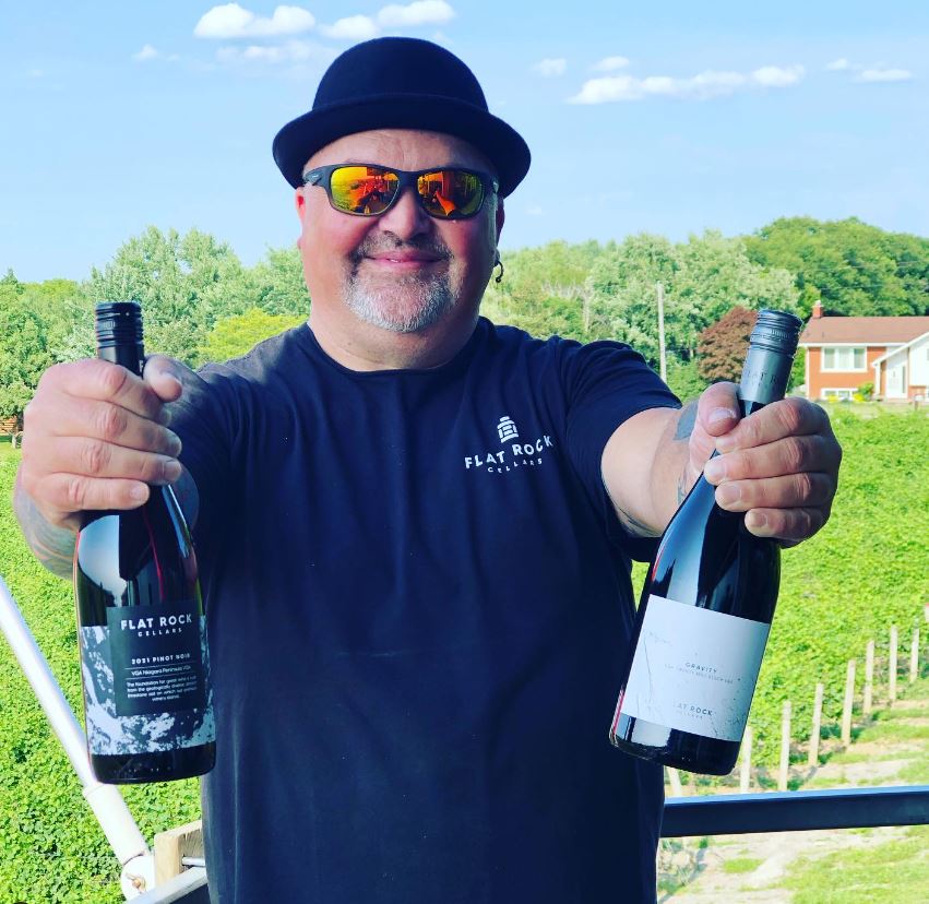Meet the Member Monday featuring Flat Rock Cellars! 
“We are here at Flat Rock Cellars for two reasons. First, we’re here to make great wine. Second, we’re here to offer you a truly personal wine experience. Everything we do comes from these two basic principles.” – Ed Madronich