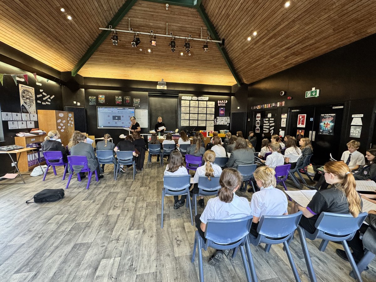 The Addams Family Rehearsals have kicked off! You all sounded awesome! 🤩