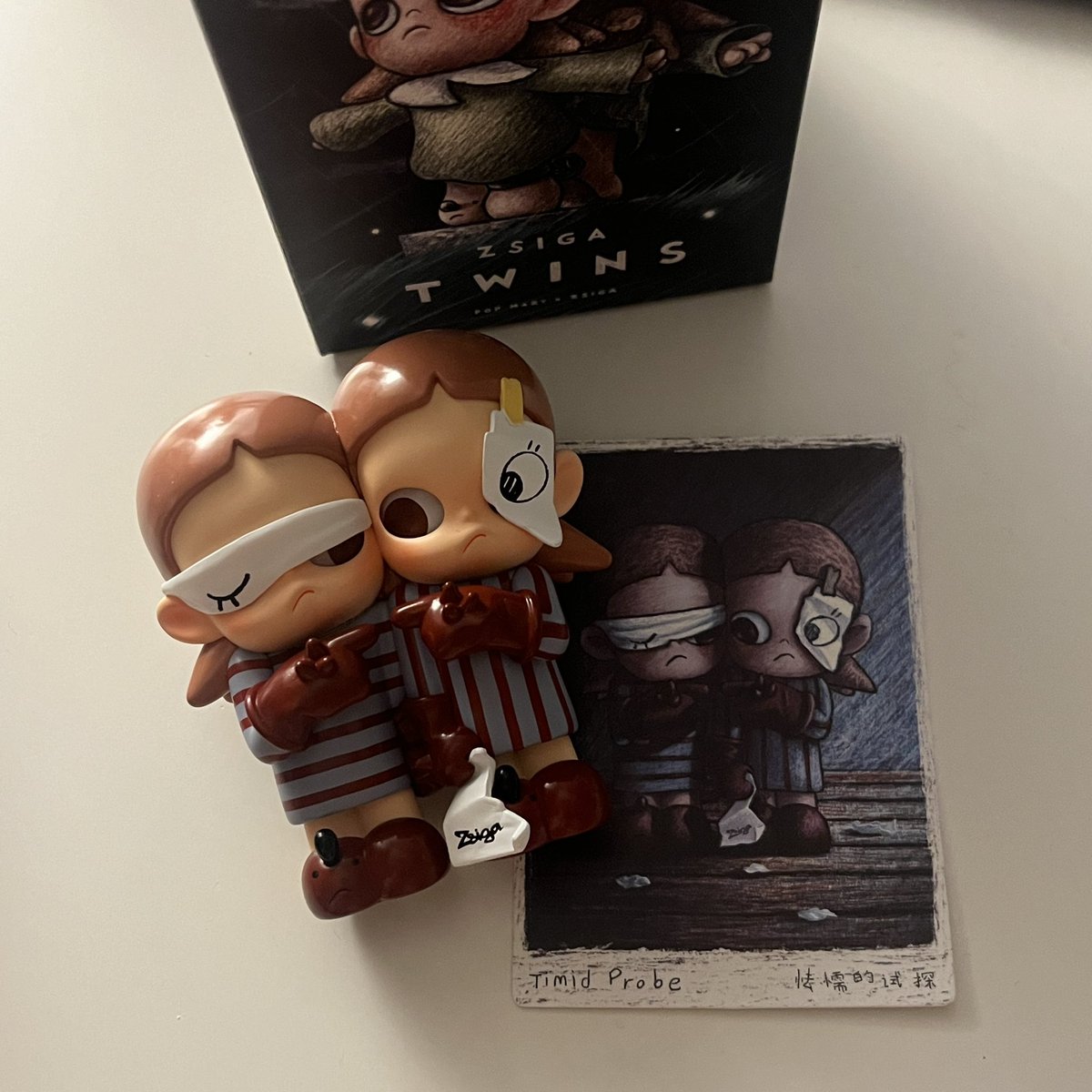 urve1y's tweet photo. 𓄲 wts lfb ph pop mart zsiga . . .ᐟ

twins: timid probe
⤷ php 650 + sf tbf
⤷ complete inclusions (bnf &amp; card)

   ꒰ DM to claim! 
   ꒰ read https://t.co/eyhtzl6mxC for t&amp;cs https://t.co/VpXltLN4Ft