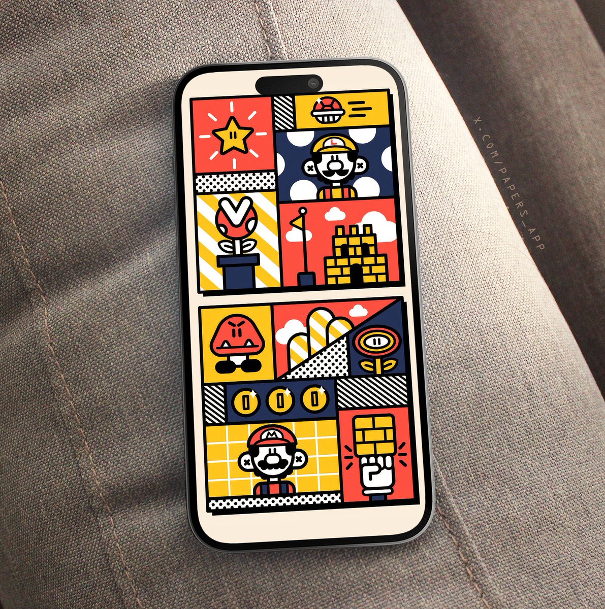 Papers_app's tweet photo. Mario Game with Retro Feel ❤️ https://t.co/quGZEjGDZV