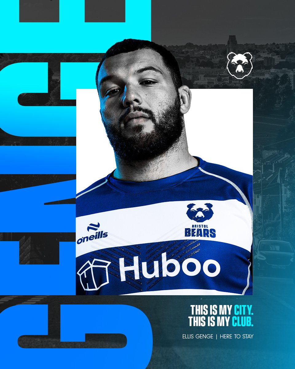 BristolBears's tweet photo. Here to stay ✍️🏡

@EllisGenge is one of our own 💙 https://t.co/EjltBje3ov