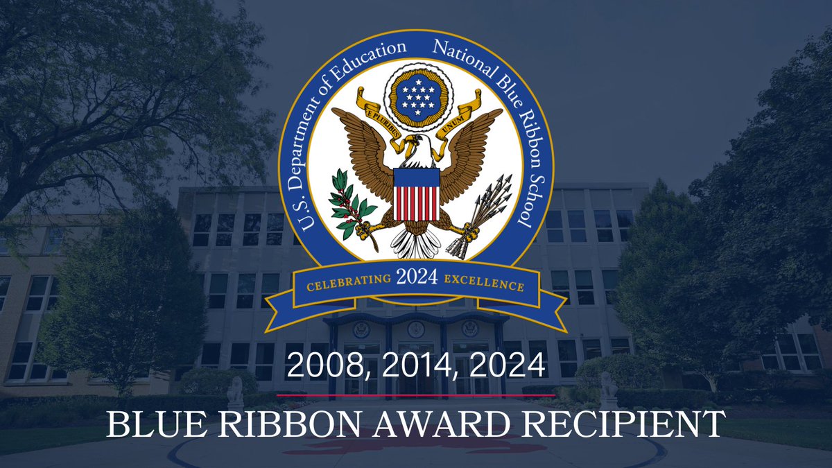 We are thrilled to announce that Saint Viator High School has been awarded the prestigious 2024 Blue Ribbon Award! 🏆

This recognition highlights our commitment to excellence in education and the hard work and dedicated students, families, faculty, and staff. #NBRS2024