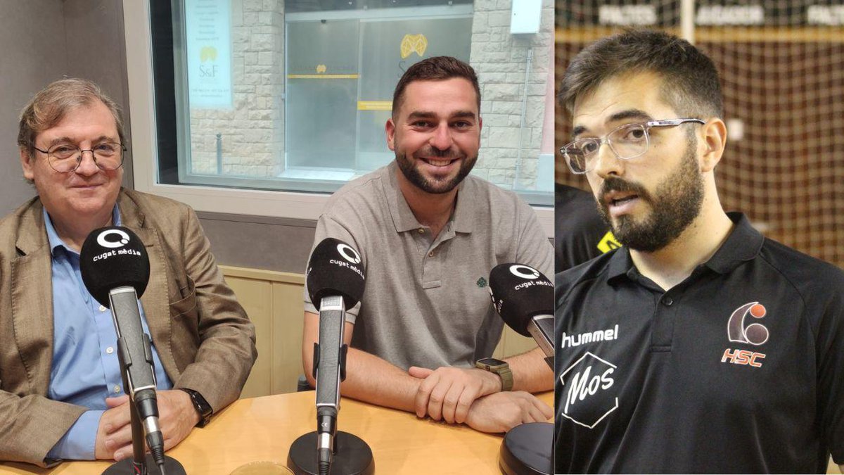 Cugat Mèdia (@cugatmedia) on Twitter photo PÒDCAST 📻| Escolta el programa 'Esport en Marxa' amb protagonisme del <a href="/SantCugatFC/">Sant Cugat FC</a> , l'<a href="/hstcugat/">Handbol Sant Cugat</a> i el Club Esportiu Valldoreix
<a href="/joubravo93/">Joel Bravo Salerno</a> <a href="/santasusagna57/">Llorenç Santasusagna</a> <a href="/jsalabert/">Joan Salabert</a> <a href="/cfumirasolbaco/">CFU Mira-sol Baco</a> #SantCugat bit.ly/47GIacL PÒDCAST 📻| Escolta el programa 'Esport en Marxa' amb protagonisme del <a href="/SantCugatFC/">Sant Cugat FC</a> , l'<a href="/hstcugat/">Handbol Sant Cugat</a> i el Club Esportiu Valldoreix
<a href="/joubravo93/">Joel Bravo Salerno</a> <a href="/santasusagna57/">Llorenç Santasusagna</a> <a href="/jsalabert/">Joan Salabert</a> <a href="/cfumirasolbaco/">CFU Mira-sol Baco</a> #SantCugat bit.ly/47GIacL