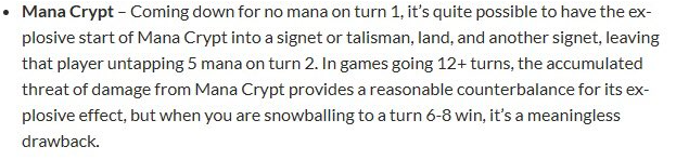 I don't know who to break it to, but games of Commander are going 6-8 turns without the help of any of the cards that were banned today.