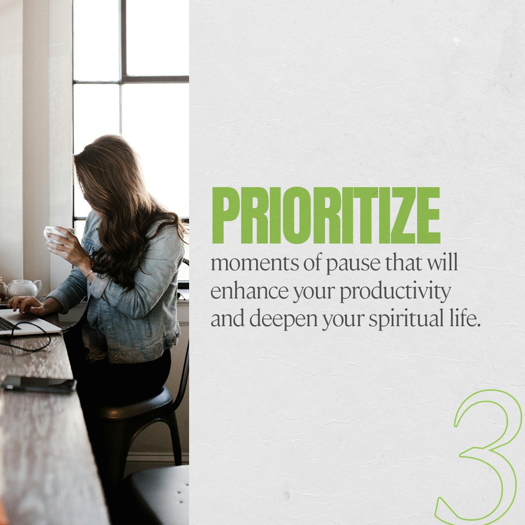 petescazzero's tweet photo. As leaders, we tend to max out our schedules for productivity. But this often leads to over-scheduled days with no room to breathe.
What if there are ways to achieve more while maintaining spaciousness?
#EHDiscipleship #spaciousness https://t.co/RYTpRSFq5r