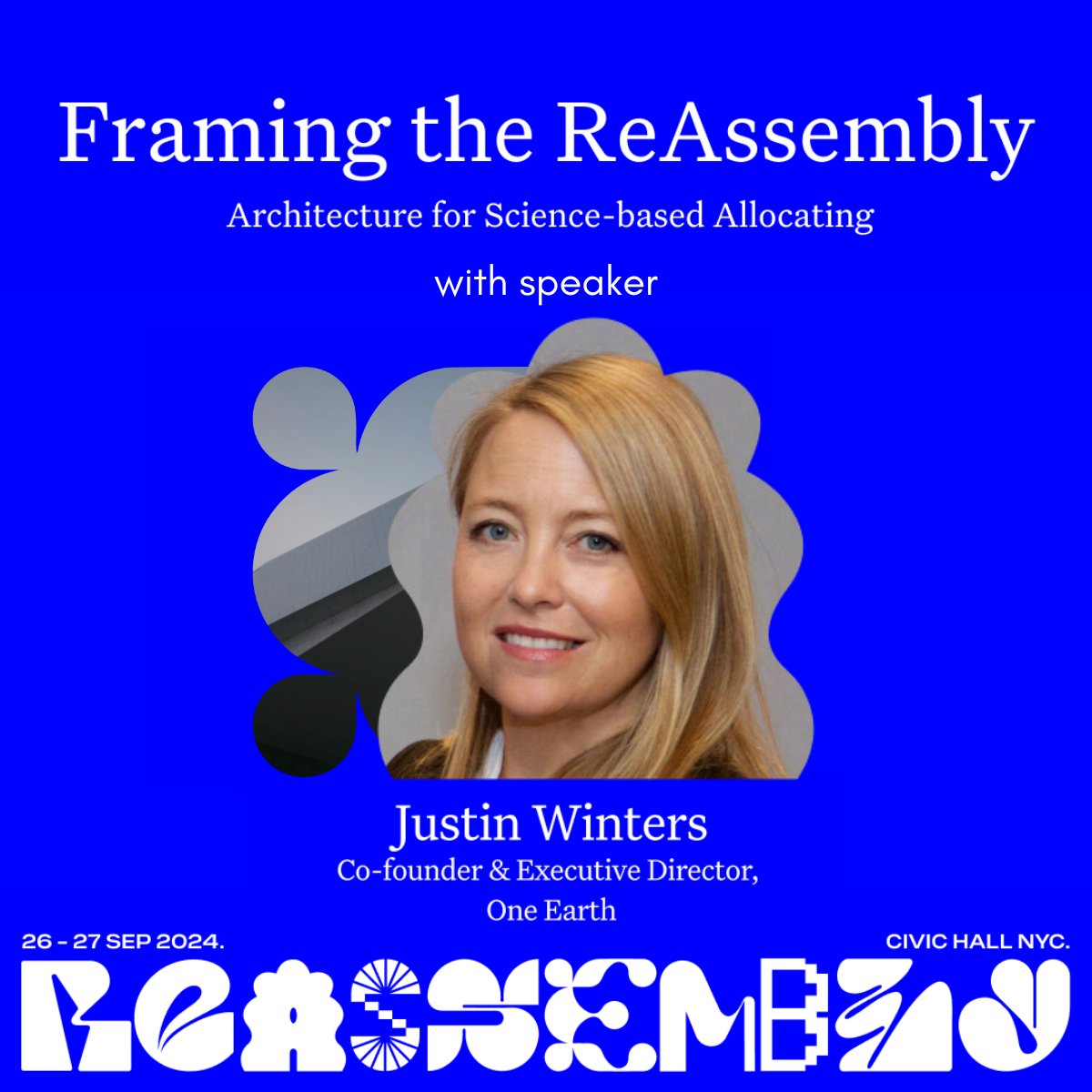 OneEarth's tweet image. On September 26th, join us at The ReAssembly24, powered by @RegenerationVC! Our Co-founder and Executive Director, @J_WintersOE, will discuss how to rebuild systems to protect our planet’s future.

🔹 Register here: lu.ma/reassembly

#ClimateWeek2024 #ProtectThePlanet