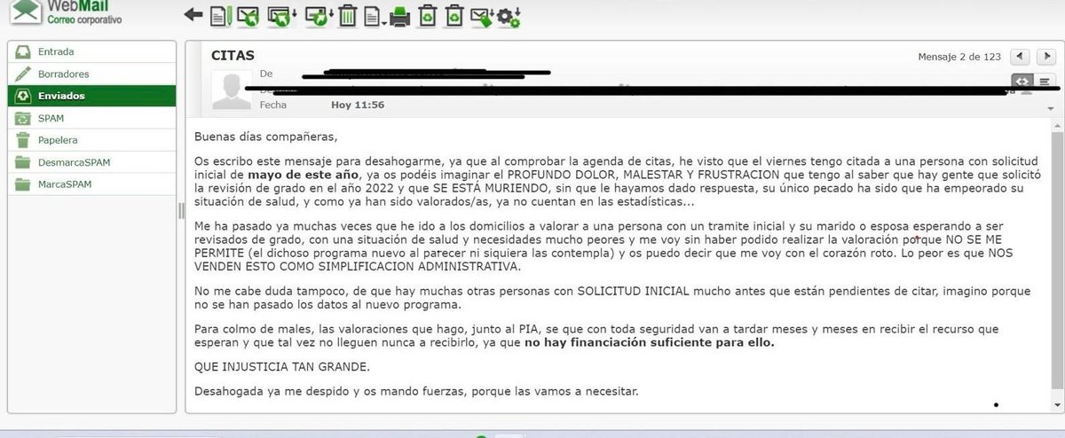 Plataforma Andaluza Personal Atención Dependencia tweet media