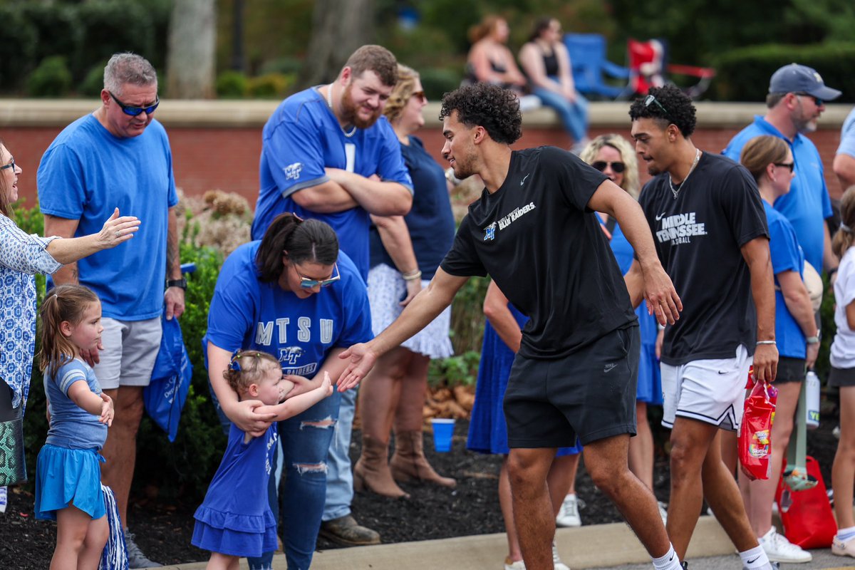 We loved seeing Blue Raider Nation at the Homecoming Parade this past weekend! Can’t wait to see everyone at the Glass House this season 🫡
