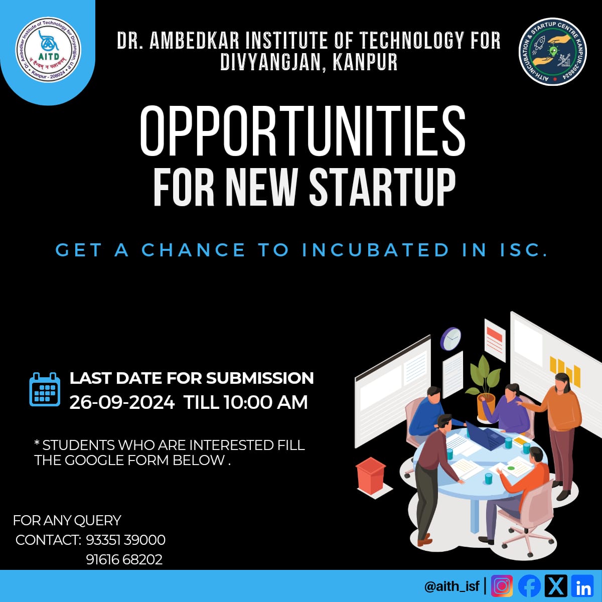 Incubation and Startup Centre, AITD tweet media