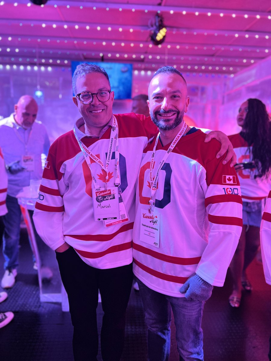 Commissionaires's tweet photo. Thank you to everyone who made Canada Night at #GSX2024 a success! It was a wonderful evening of networking and Canadian pride. #CanadaNight https://t.co/gSvqQqRKR9