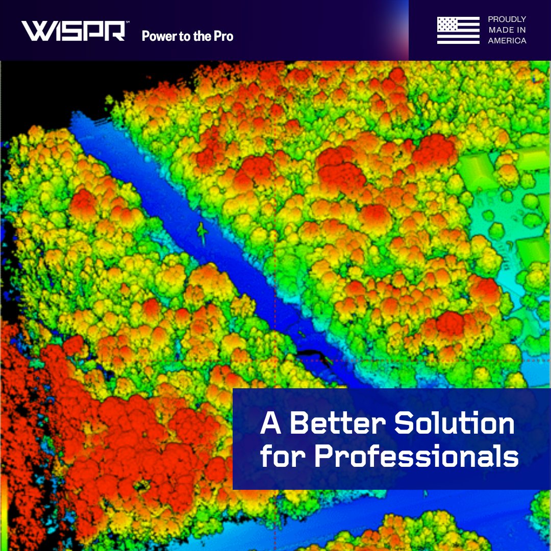 WisprSystems's tweet image. Precision data capture with a variety of proven payloads give hard-working professionals a better option. 

#PrecisionDataCapture #EfficientWork #DataAccuracy #TechForPros #WISPRSYSTEMS #LiDAR